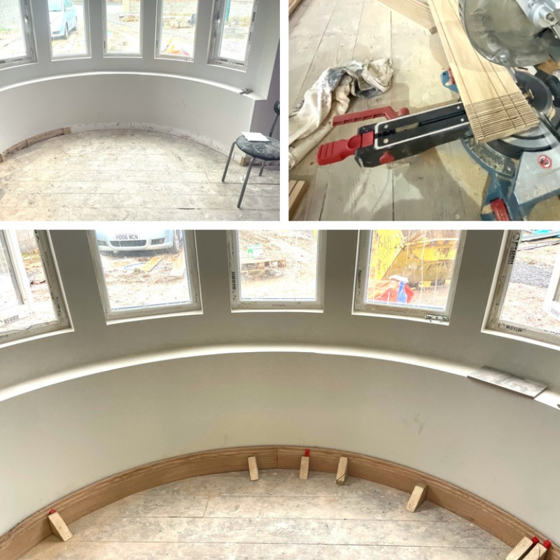 Bristol painter and decorators curved skirting boards